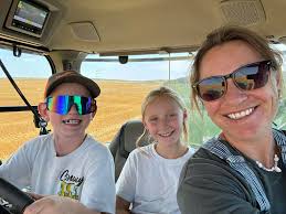 Weekend full of photos. We cut wheat hard for two day and managed to get a  lot done. Thankfully we had a big crew for those days and combines never  had to