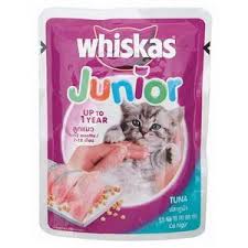 Whiskas Junior Kitten Tuna For 0 1 Year Net Weight 85g Pack Of 3 Whiskas Junior Kitten Tuna For 0 1 Year Net Weigh Cat Food Canned Food Cat Food Storage
