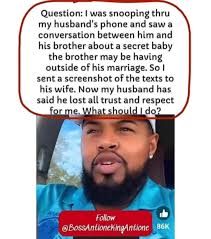 keeping friends' marital issues confidential