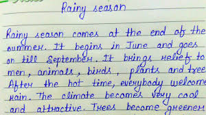 However, it is the hottest season and brings a lot of discomfort to the animals and birds as most of the ponds and lakes dry up due to heat and they do not get water to drink. Rainy Season Essays 10 Lines Essays Paragraphs For Students