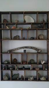 They are available in all sorts of different sizes and different configurations. Diy Rock Collection Shelf Rock Collection Display Decor Display Diy Display Shelf