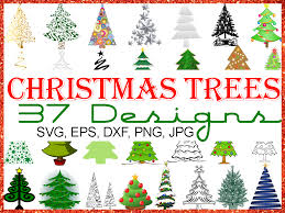 Download Christmas Tree Bundle 37 Designs Graphic By Quiet Deluxe Digital Creative Fabrica SVG Cut Files