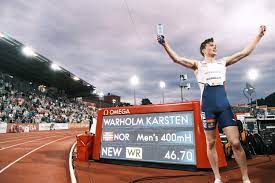 Hopes are high following his world record run just a few weeks ago. Karsten Warholm Breaks 400m Hurdles World Record News