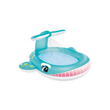 Intex Whale Spray Kiddie Swimming Pool Walmart Com
