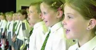 Children sing Games tribute