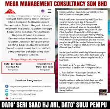 We did not find results for: Dato Seri Sulu Pro Warisan Aktif Semula Daftar Pti Sabah Guna Syarikat Tipu Srm Mmc