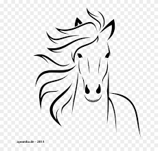 Lets draw a horse head looking straight towards us! White Horse By Marauder Easy To Draw Horse Free Transparent Png Clipart Images Download
