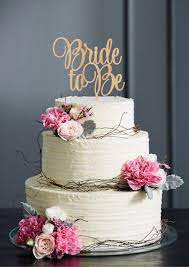 Bride To Be Cake Topperbridal Shower Cake Topper Bridal Etsy Wedding Cake Toppers Wedding Cake With Initials Cake Topper Initials