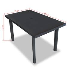 Maybe you would like to learn more about one of these? Lowestbest Garden Table With Umbrella Hole Outside Dining Furniture For Picnic Garden Party Walmart Com Walmart Com