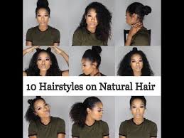 10 Quick And Easy Hairstyles On Natural Hair 3b 3c Natural Hair Styles Easy Natural Hair Styles Curly Hair Styles Naturally