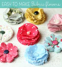 Floral fabric pattern named wisteria falls from the waterperry collection by sanderson fabrics. Easy To Make Fabric Flowers Diy Instructions