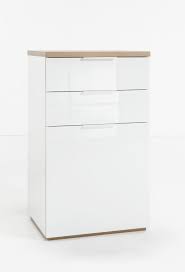 Die obere schubkastenblende kann mit nocce oder balkeneiche dekor abgesetzt werden. 27 Reduziert Kommode Mundi Modern Weiss 60cm Breit