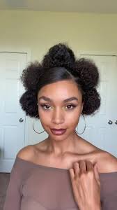 5 Puff Hairstyle Tutorial Inspired by Camille Munn