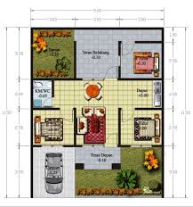 Denah rumah minimalis 3 kamar tidur 1 mushola 1 lantai beserta keterangannya rumah minimalis ini mempunyai muka 6 meter dan panjang 17 meter. 20 Denah Rumah Minimalis 1 Lantai 3 Kamar Tidur Yang Dilengkapi Garasi Mobil Disain Rumah Kita