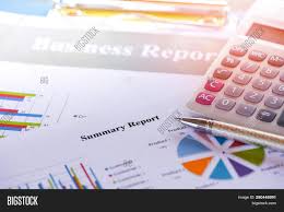 Business Report Chart Image Photo Free Trial Bigstock
