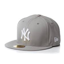 New Era Mlb Ny Yankees 59fifty Cap Grey White New Era Cap New Era Hats Cap