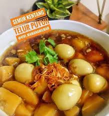 Not exactly a dish, but more a condiment akin to serundeng, bawang goreng or chili powder that sprinkled upon steamed rice or noodle. Resep Semur Kentang Telur Puyuh Resep Makanan Yummy Facebook