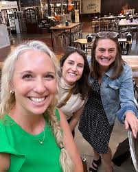 So nice to have new faces for each WiE Lunch meetup! Thanks for joining  Katie, Anna, and Erika (not pictured)! ✨ WiE monthly meetings are the  second Tuesday each month at 9am