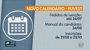 (fuvest) as curvas a e b representam duas fotografias sucessivas de uma corda na qual se propaga um pulso. Fuvest Publica Novo Calendario E Muda Data Das Provas De 1Âª E 2Âª Fase Do Vestibular 2021 Educacao G1