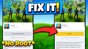 If the fake apk has a targetsdkversion of 22 or lower, it will. Fortnite Device Not Supported Fix With Proof No Root Youtube