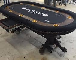 96 Custom Poker Table Custom Felt Claw Feet Chip Drawer Poker Table Custom Poker Tables Poker