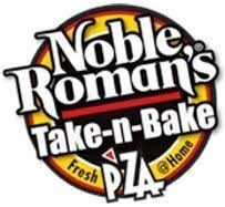 Noble Roman S Take N Bake 50 Off Large Pizza Coupon Large Pizza Noble Romans Pizza Coupons