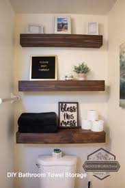 Diy Bathroom Towel Storage Ideas In 2020 Floating Shelves Floating Shelves Bathroom Shelves