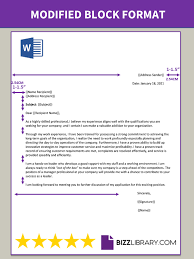 Use about 1 margins and align your text to the left, which is the standard alignment for most documents. What Is An Example Of An Application Letter Modified Block Format Quora