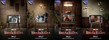 First 4 Wandavision Posters 50s 60s 70s 80s Marvelstudios