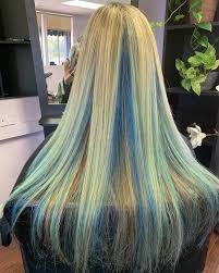 Hair coloring can be scary. 21 Sumptuous Blue Hair Highlights For Women Hairstylecamp