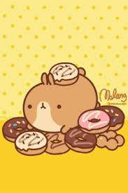 Elluuu guys i'm back again with some cute wallpapers !! Free Molang Wallpaper Molang Wallpaper Download Wallpaperuse 1