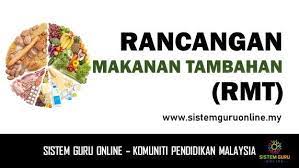 Sebanyak rm289 juta diperuntukkan untuk melaksanakan rancangan makanan tambahan (rmt) bagi murid sekolah yang tergolong dalam kumpulan miskin tegar, tahun depan. Rancangan Makanan Tambahan Rmt