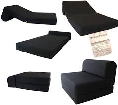 5% coupon applied at checkout. D D Futon Furniture Black Sleeper Chair Folding Foam Bed Sized 6 X 32 X 70 Studio Guest Foldable Chair Beds Foam Sofa Couch High Density Foam 1 8