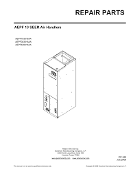 Indoor Unit Parts Manual Manualzz Com