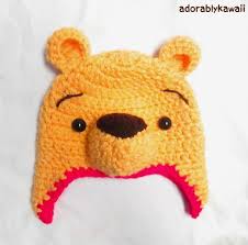 winnie the pooh crochet hat pattern for toddler sizing