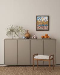 A S Helsingo Ingaro Sideboard In Linen Brown With Decorative Spacer Panels The Sideboard Is Built O Wohnung Wohnzimmer Wohn Esszimmer Kleine Wohnung Wohnideen