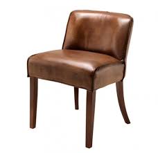 Dining chairs inspired from iconic designers. Casa Padrino Luxury Dining Room Leather Chair Brown Hotel Restaurant Chair Chairs Luxury Chairs Luxury Dining Room Chairs Without Armrests