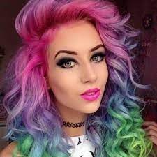 10 Must Have Products For A Bomb Af Halloween Look Rainbow Dyed Hair Rainbow Hair Cool Hair Color