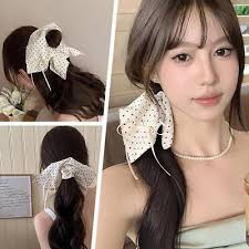 Korean Style Polka Dot Hair Tie` X6B1 SP
