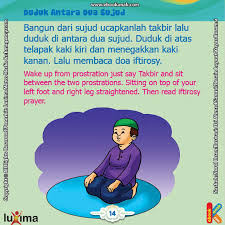 Setelah kita sujud sambil menyucikan asma allah (dengan membaca, misalnya, subhana robbial a'la = mahasuci tuhanku allah. Duduk Di Antara Dua Sujud Sambil Membaca Doa Iftirosy Ebook Anak