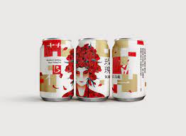 Hua Dan Sparkling Tea Visual Identity Design Tea Packaging Design Identity Design