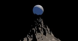 Hd Wallpaper Black Vector Art Mountains Moon Digital Art Minimalism Wallpaper Flare Minimalist vector illustration by jing zhang. black vector art mountains moon