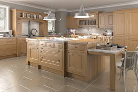 contemporary white oak kitchen cabinets