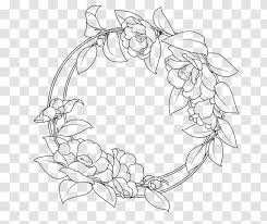 Flower Clip Art Black And White Camellia Round Border Vector Artwork Transparent Png Download transparent white line png for free on pngkey.com. camellia round border vector artwork