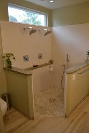 Door Less And Curb Less Walk In Shower By Marcus Marty Home Improvements Santa Cruz County Builders Shower Curb Shower Design Doorless Shower