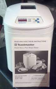Toastmaster bread maker machine model tbr20h with. Toastmaster Bread Machine