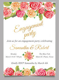 Create engagement invitation card online free. Engagement Invitation Card Model