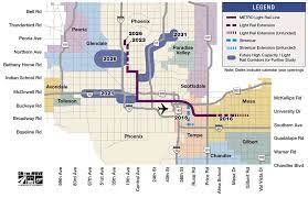 Valley Metro Light Rail Map Reevaluating Valley Metro's West Valley Light Rail Plans - Blooming Rock