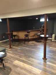 Take some of the work out of remodeling your basement by covering your existing 3 in. Lally Column Cover Ideas Pole Wrap Photo Galleries