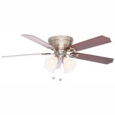 Ceilings or in areas where additional space is desired from the floor to the fan blades. Led Indoor Iron Ceiling Fan With Light Kit Hampton Bay Carriage House 52 In Lamps Lighting Ceiling Fans Opstinains Net